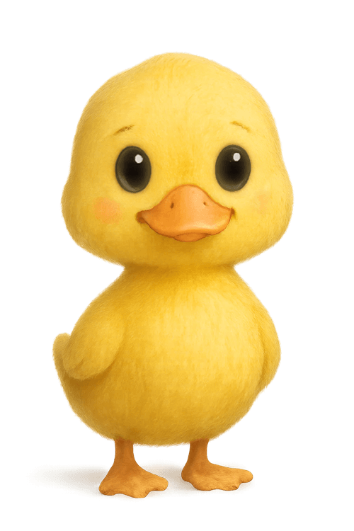 Duck with Eyes Open